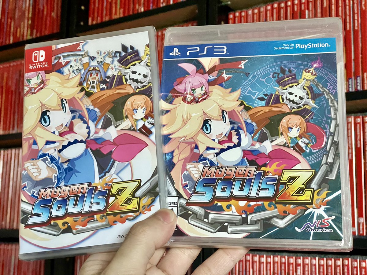 Switch arrival 1155, Mugen Souls Z. I thought when the port of the first one happened it was already a pleasant surprise but when @JoshuaMFrench and @eastasiasoft announced this one would also be released I knew I’d have to get it. Another add to my summer todo list! #SwitchCorps