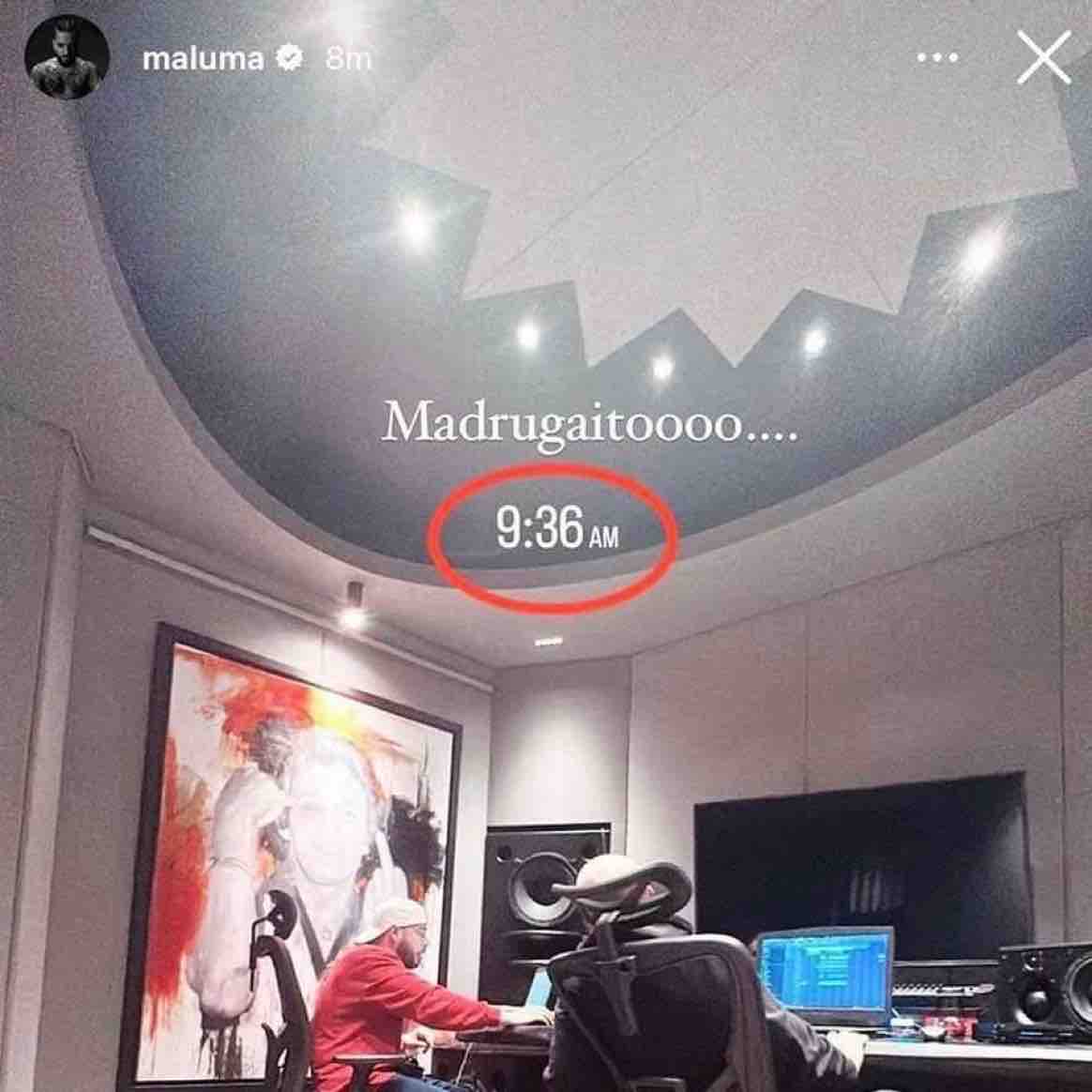 Todos tenemos un amigo que madruga como Maluma.