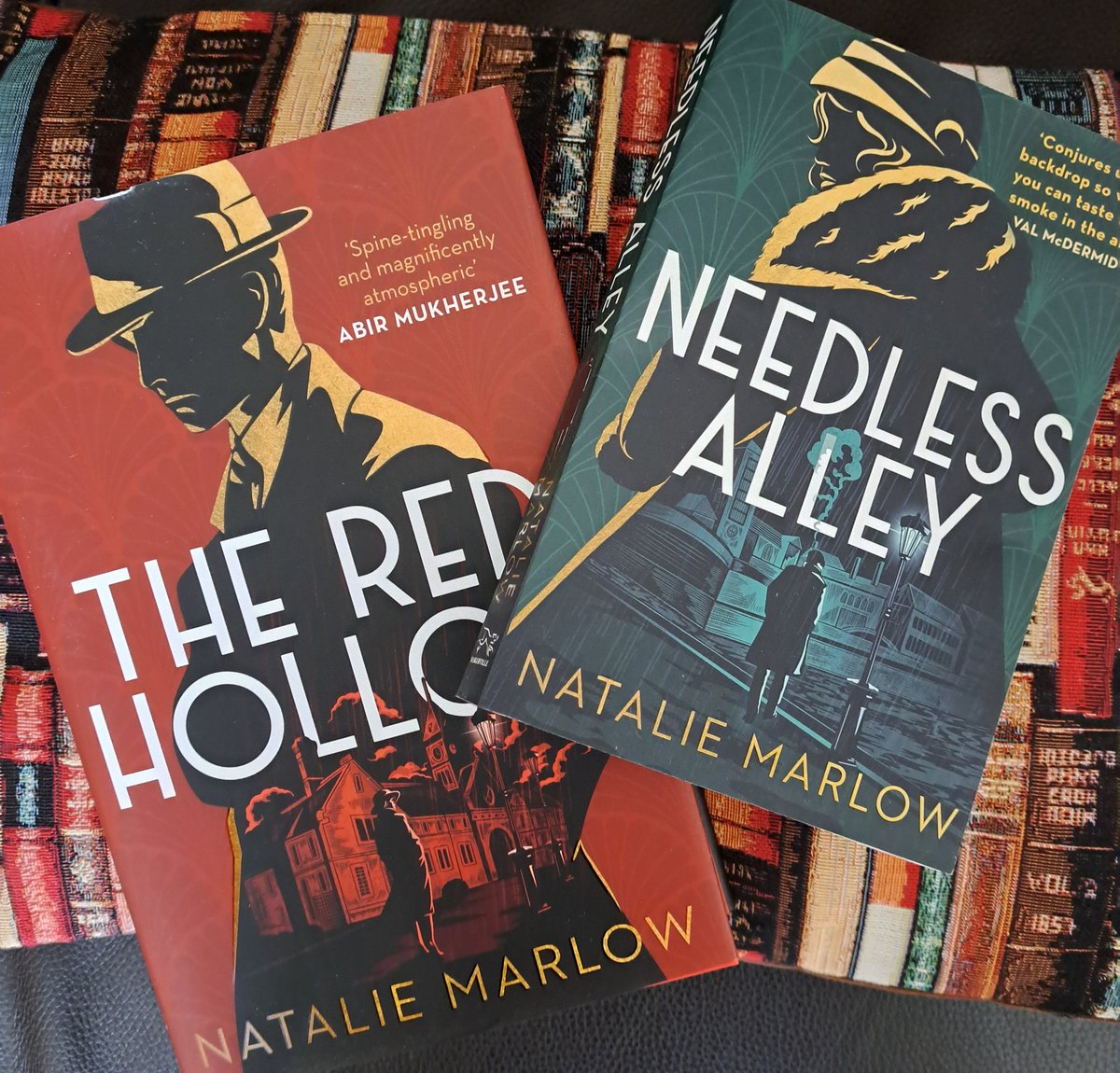 Thank you @BaskervilleJMP for my giveaway win copies of NEEDLESS ALLEY + THE RED HOLLOW by @NatalieMarlow2 I'm very much looking forward to reading both soon #BookTwitter #GiveawayPrize #BookPost #Books