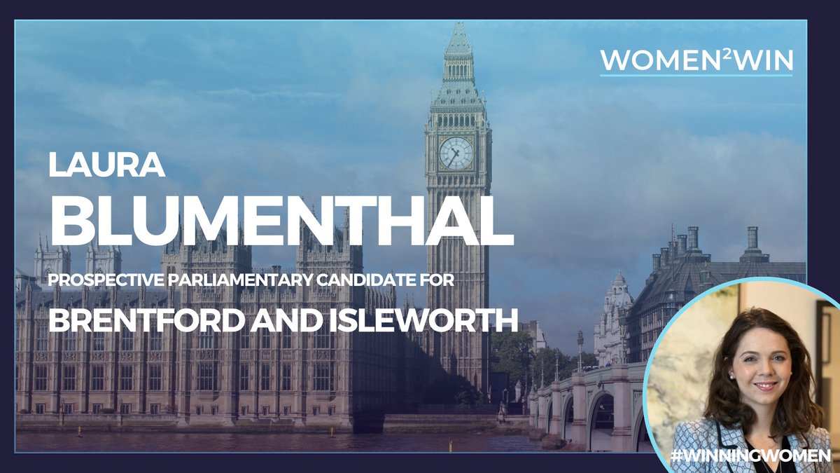🌟 Meet our #WinningWoman Laura Blumenthal, the Prospective Parliamentary Candidate for Brentford and Isleworth. 🇬🇧 Dedicated to making a difference, let's support her path to Parliament. 💪✨ Discover more: Women2Win.com. #Women2Win #Empowerment