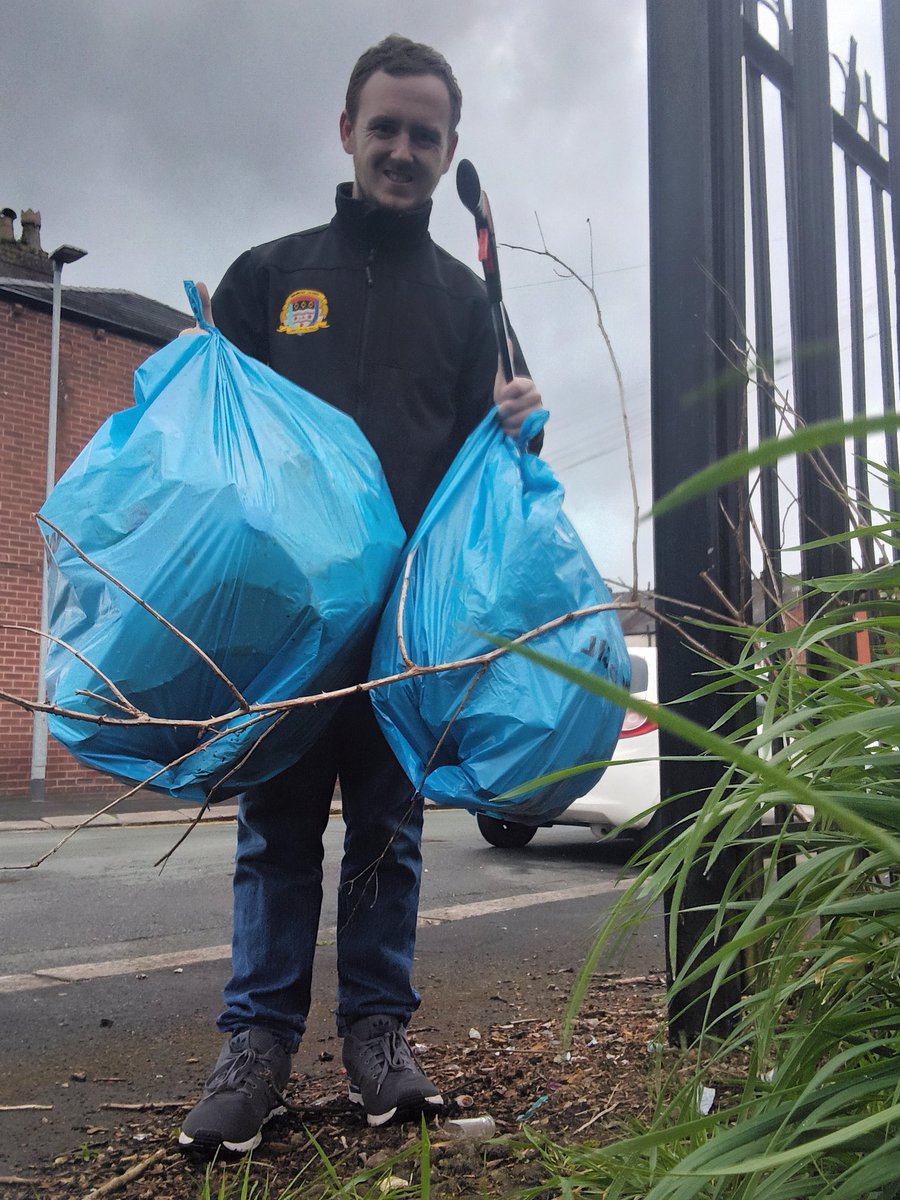 Another day keeping Hindley's streets clean with 2 more bags filled to the top. so far, I have cleaned up a total of 193 bags of litter since the 1st May 2023. Today, I focused on cleaning Algernon Street, Beaufort Street, Argyle Street & Atherton Road.