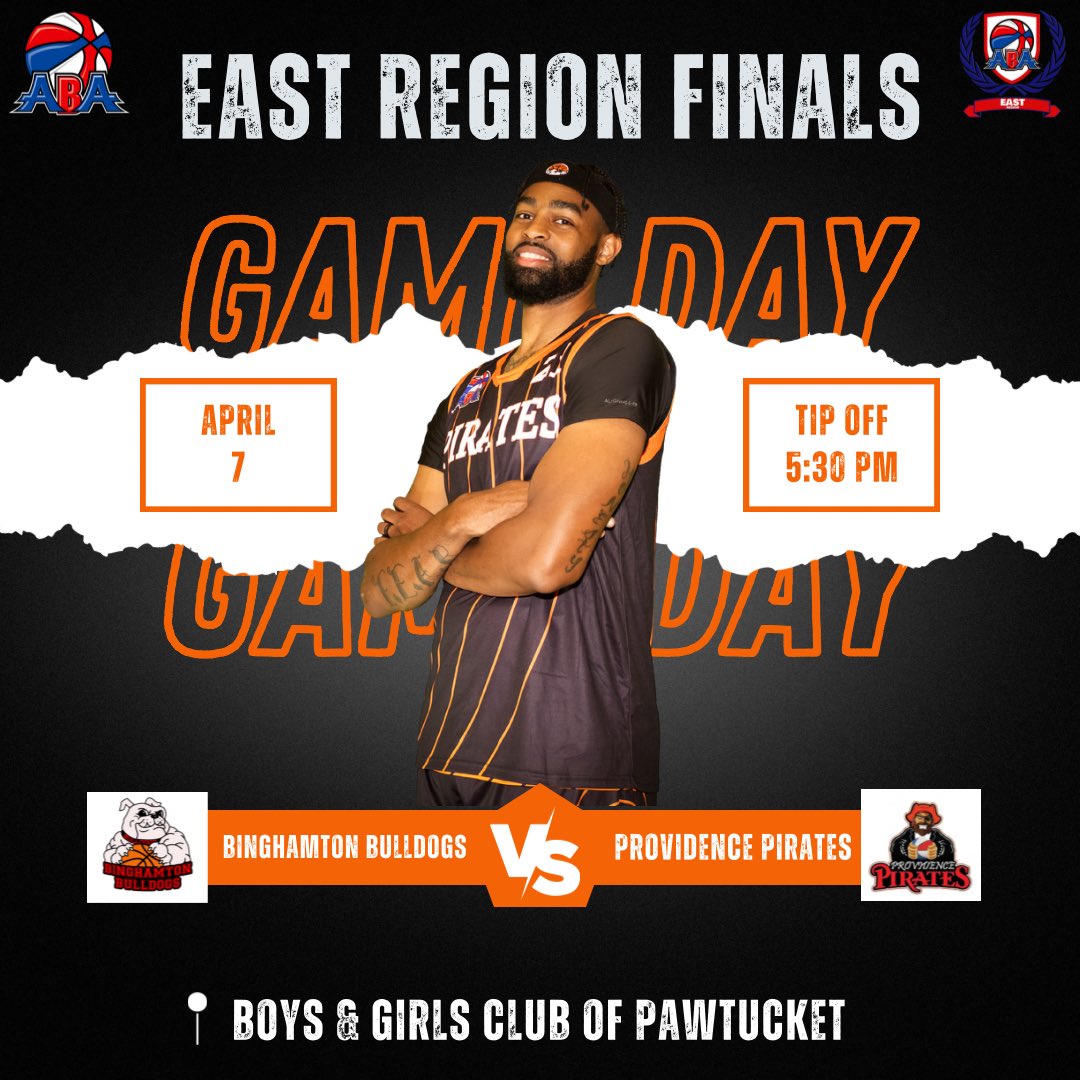 GAMEDAY AGAIN!!🏀🏴‍☠️ 

#GoPirates | #OurTeam
#americanbasketballassociation #ProvidenceRI