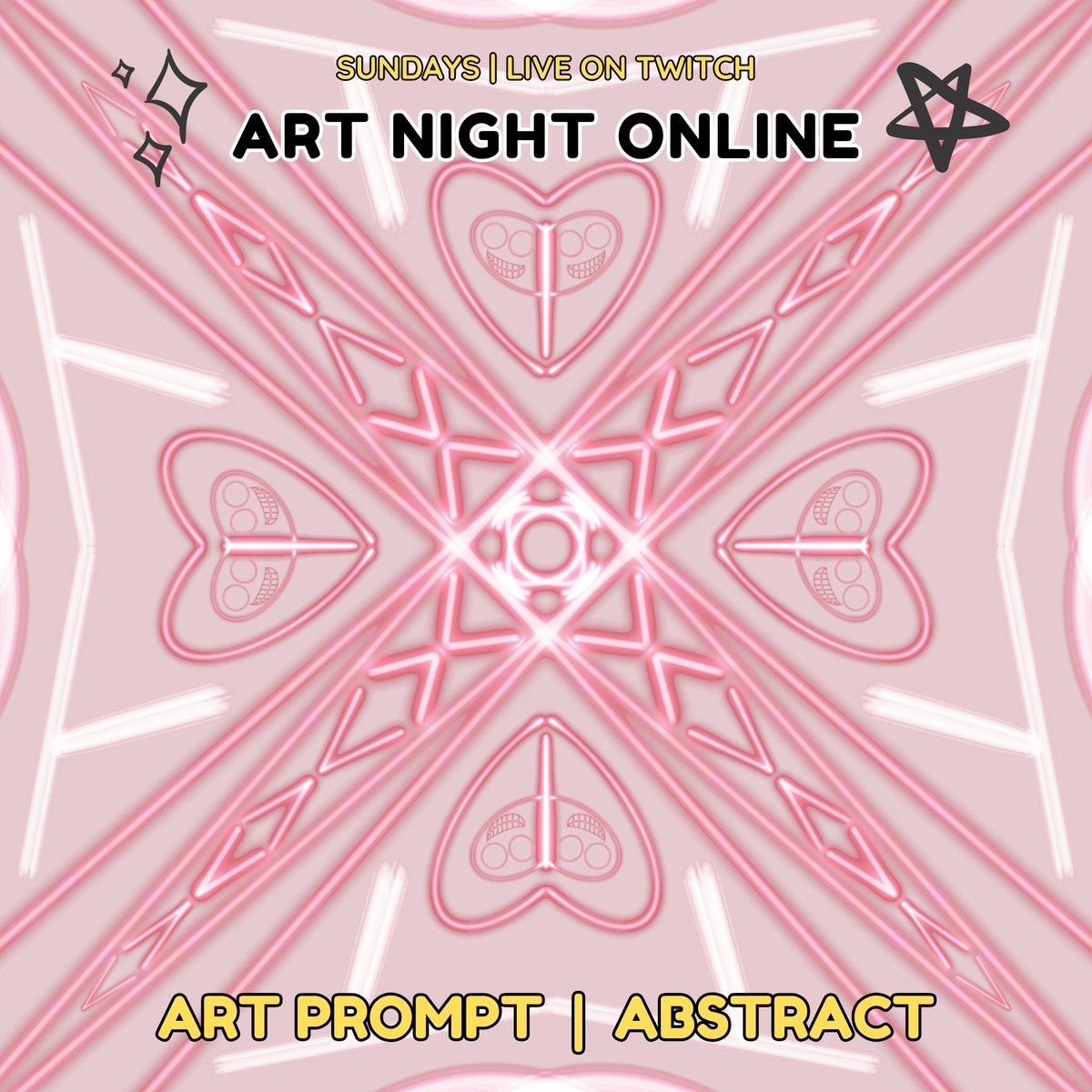 It's Sunday so we play #tunes and make #art! Join us on #Twitch NOW! Today your prompt is #Abstract! Art by the amazing Klutzy_Crafts and #design by 2gether6!

twitch.tv/danielleallard

#SundayVibes #twitchstreamer #twitchmusic #chill #togetherapart #stream #create #artnightonline