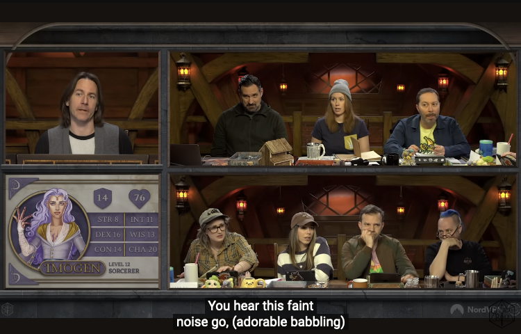 The affection i feel for the @CriticalRole subtitles