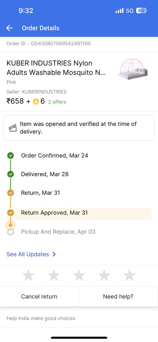 I ordered this one and got a defective product so i asked for replacement from flipkart but they are again making fuss and keep asking more time… it seems flipkart is not genuine platform anymore! #flipkartfraud