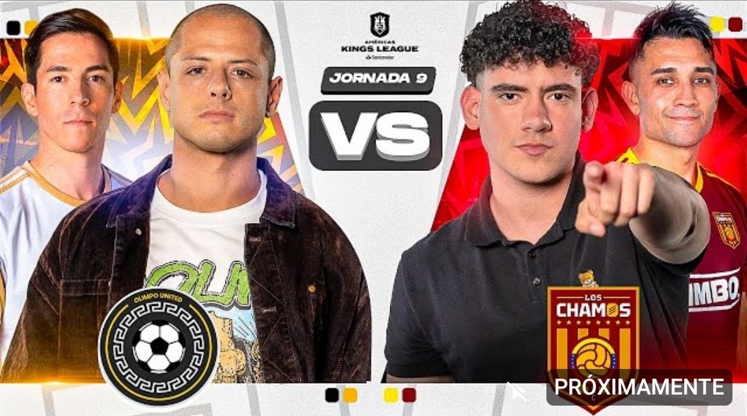 Disfruta del Compromiso de #LosChamosFC 🫓🇻🇪 🆚️ @OlimpoUnited ¡EN VIVO! ⬇️⬇️ 📺 Youtube.com/thedonato 📺 Twitch.tv/y0l0aventuras ⏱️ 🇲🇽MEX 17 H / 🇻🇪VEN 19 H / 🇨🇴COL 18 H / 🇦🇷ARG 20 H / 🇵🇪PER 18 H #KingsLeagueAmericas