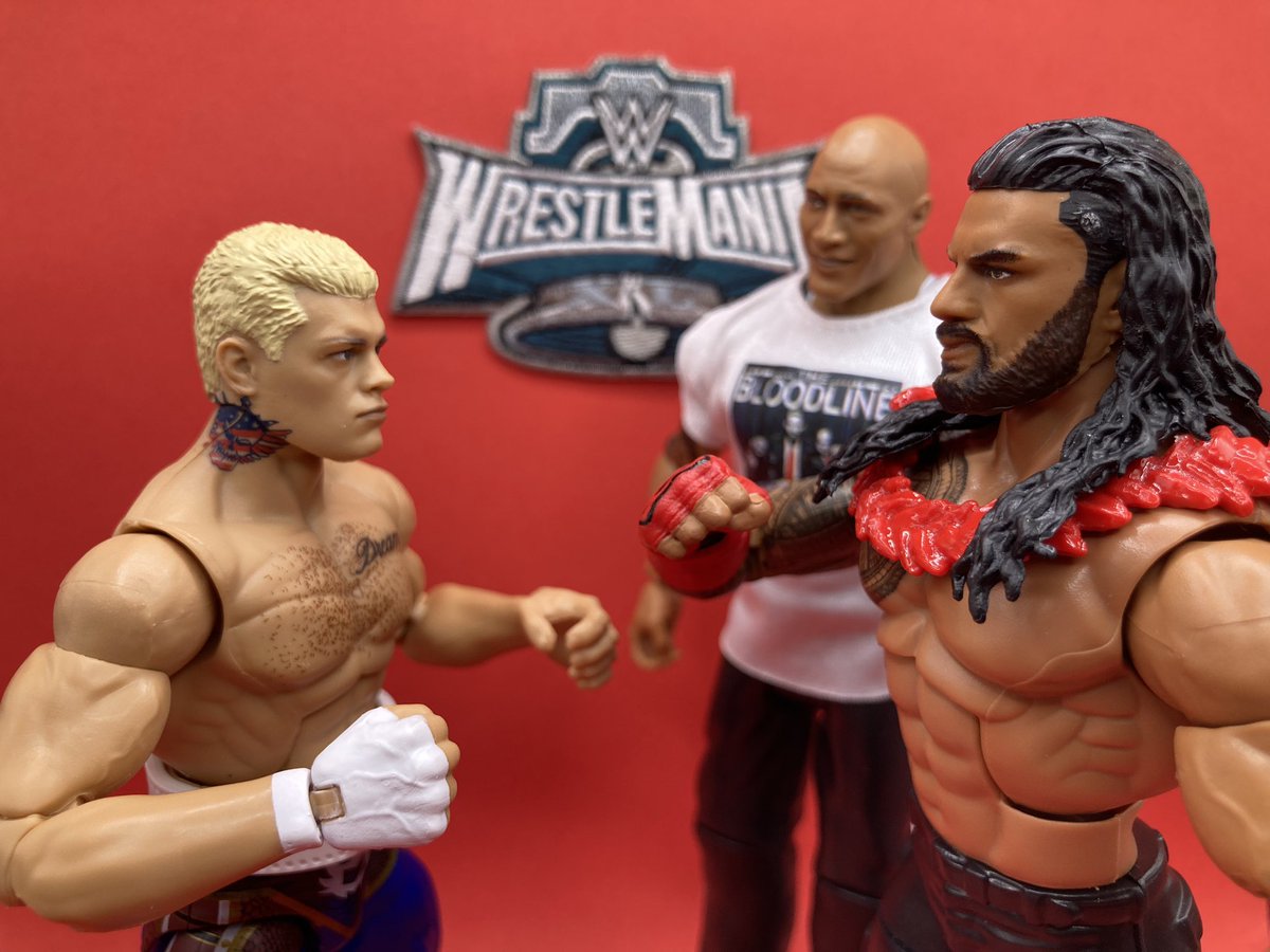 It’s Bloodline Rules tonight at #WrestleMania XL Sunday!! #CodyRhodes vs. #RomanReigns @CodyRhodes @WWERomanReigns @TheRock
