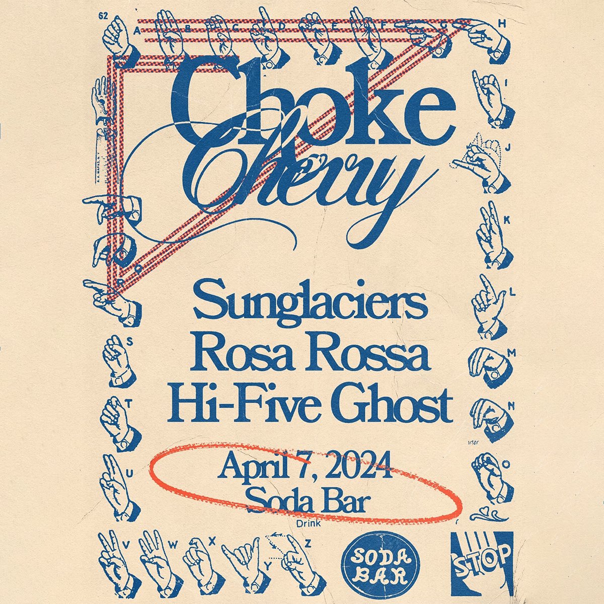 TONIGHT! chokecherry w/ Sunglaciers, Rosa Rossa, Hi-Five Ghost • Doors 7:00 $15 • 🎟: link.dice.fm/chokecherry202…