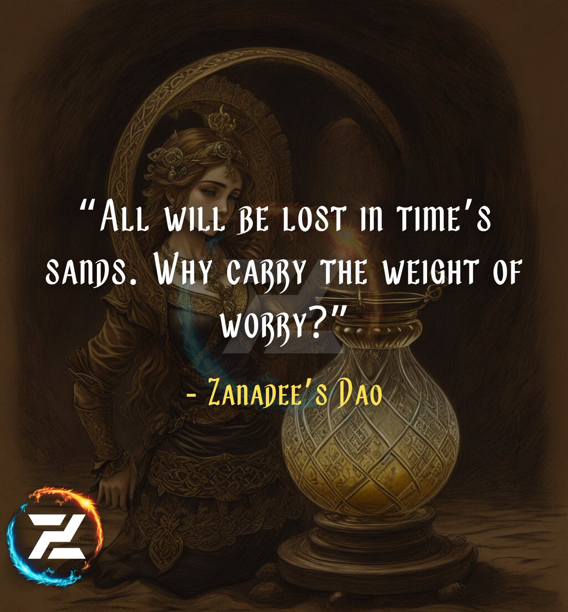 Sands of Transience

“All will be lost in time’s sands. Why carry the weight of worry?”

#LiveInThePresent #SpiritualStrength #EmbraceJoy #Spirituality #InnerPeace

Zanadee’s Dao