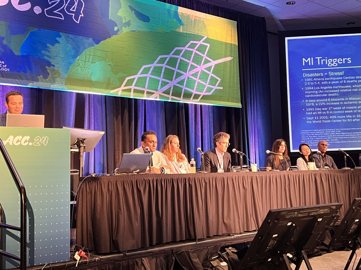 @heartcuredoc on #lifestyle & CVD #ACC24 Is stress the worst enemy for a healthy ❤️? Yoga /meditation impacts atherosclerotic disease & ⬇️ progression - incredible panel with⭐️⭐️ @BethFratesMD @KoushikReddyMD ⭐️⭐️⭐️