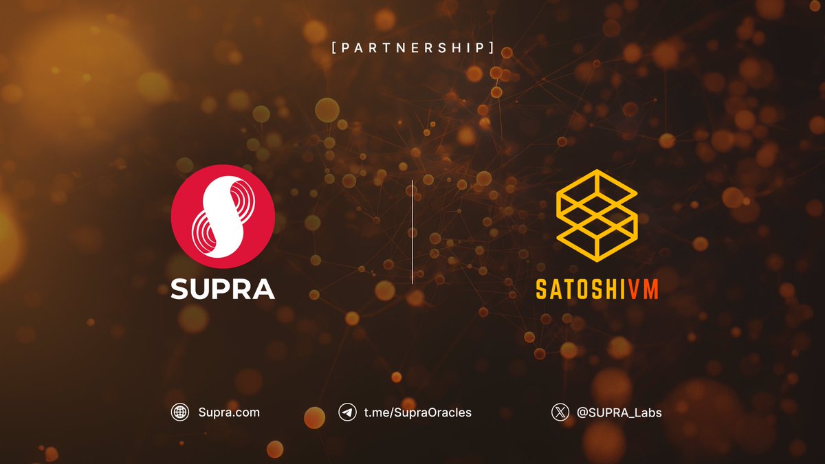 What better way to build on Satoshi's legacy than building on #Bitcoin with @satoshivm?🧡 Our push and pull oracles are now live on their mainnet.🌐 These services will help SatoshiVM bring EVM compatibility to #Bitcoin with their innovative Layer2 solution, while enabling…