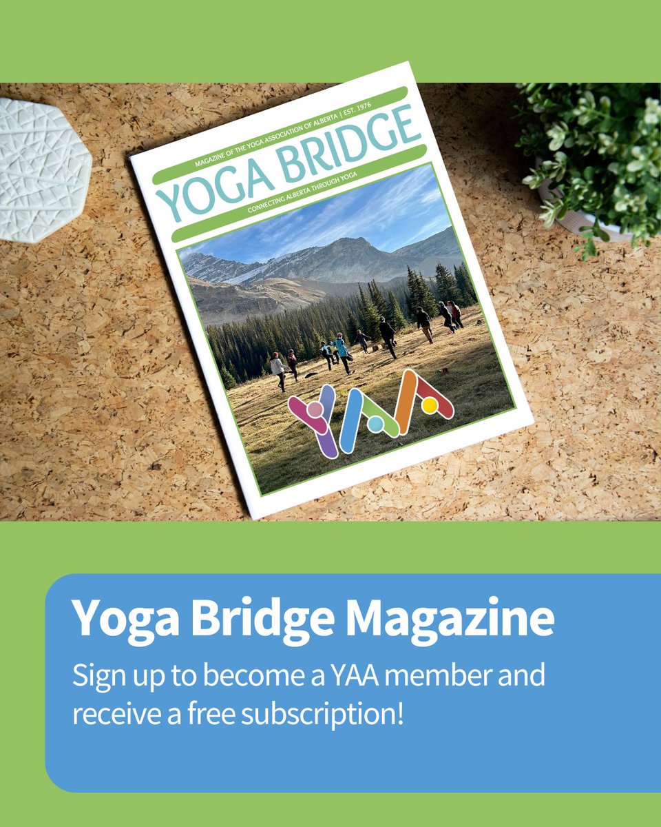 Spring Yoga Bridge is now in your inbox and/or mailbox! #yoga #yaa