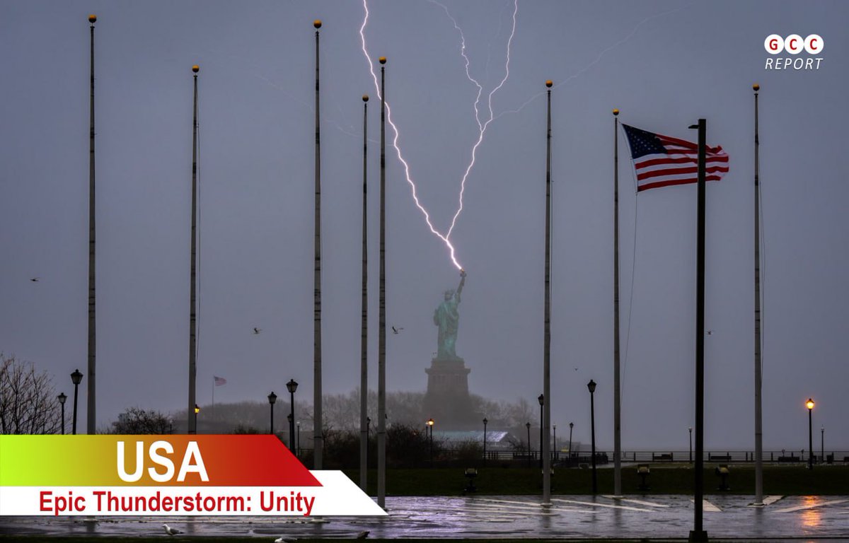 #EEUU #StatueOfLibery #Rayo #tormenta #tiempo #clima #destrucción #anomalía

⚡️🇺🇸 Оn 3 de abril de 2024, durante una tormenta pasajera sobre la ciudad de Nueva York, un rayo cayó sobre la Estatua de la Libertad. La descarga registrada añadió dramatismo a este momento épico