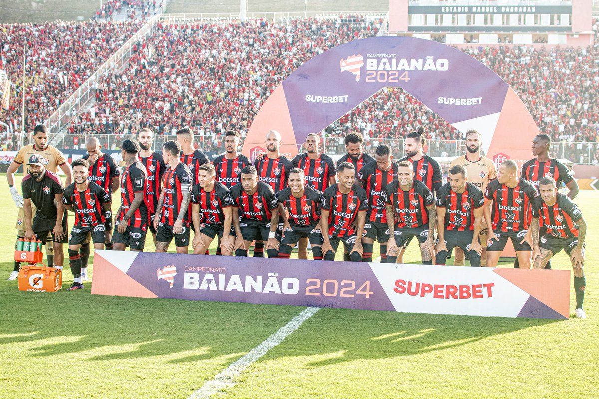 Sofascore Brasil (@sofascorebr) on Twitter photo 🔎 O <a href="/ECVitoria/">EC Vitória</a> é o campeão do Baiano 2024! É o 30º título da equipe na história da competição. 👏👏
⚔️13 jogos
🚥9V - 2E - 2D (!)
📊74.3% aproveitamento (!)
⚽️24 gols (!)
🚫9 gols sofridos (!)
👟17.2 finalizações /j (!)
⚠️8.4 finalizações sofridas /j (!)
⏳53.3% posse de bola 🔎 O <a href="/ECVitoria/">EC Vitória</a> é o campeão do Baiano 2024! É o 30º título da equipe na história da competição. 👏👏
⚔️13 jogos
🚥9V - 2E - 2D (!)
📊74.3% aproveitamento (!)
⚽️24 gols (!)
🚫9 gols sofridos (!)
👟17.2 finalizações /j (!)
⚠️8.4 finalizações sofridas /j (!)
⏳53.3% posse de bola