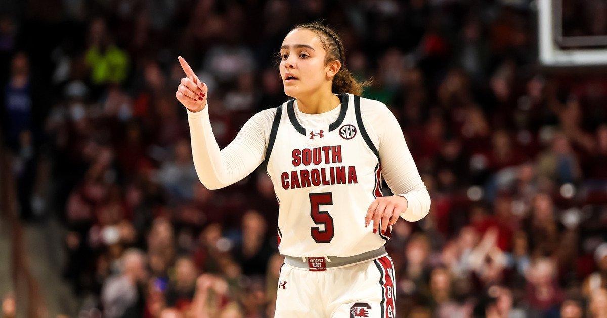 Tessa Johnson only led South Carolina in scoring three times this season. One of those came in the Elite Eight. Another came today in the National Championship where she posted a career high 19 points. The freshman stepped up BIG for the Gamecocks in the tournament.