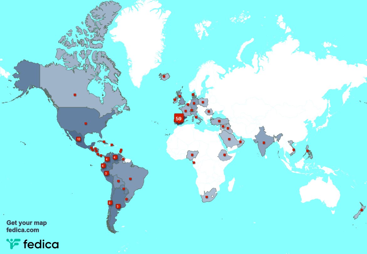 Special thank you to my 9 new followers from Spain, and more last week. fedica.com/!Diabetes_SEMI
