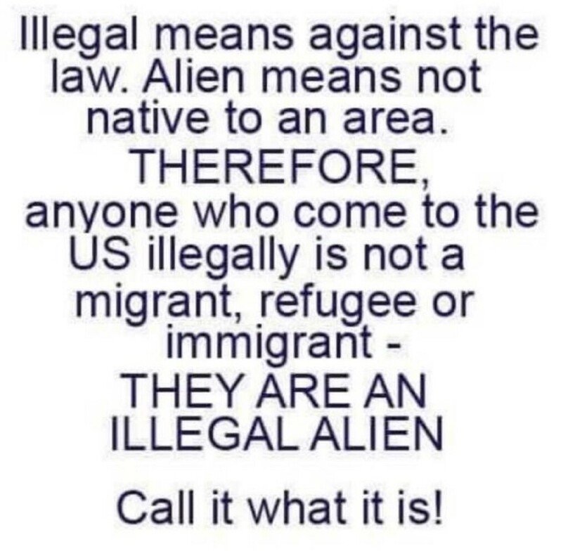 Call them illegals 💯 @Ultra_USMAga_FL @45mx_7 @gracieback2 @misfitnici @KevinGills13 @RDog861 @Loveof1776 @SirFlyzalot @TJLakers01 @TwinsBus @4321parker @Rammie24 @StarxFire @Tweeklives @1109Patricia @MassholeJay @Amy95474055 @bdonesem @DesireeAmerica4 @Zegdie @CasanovaX8X