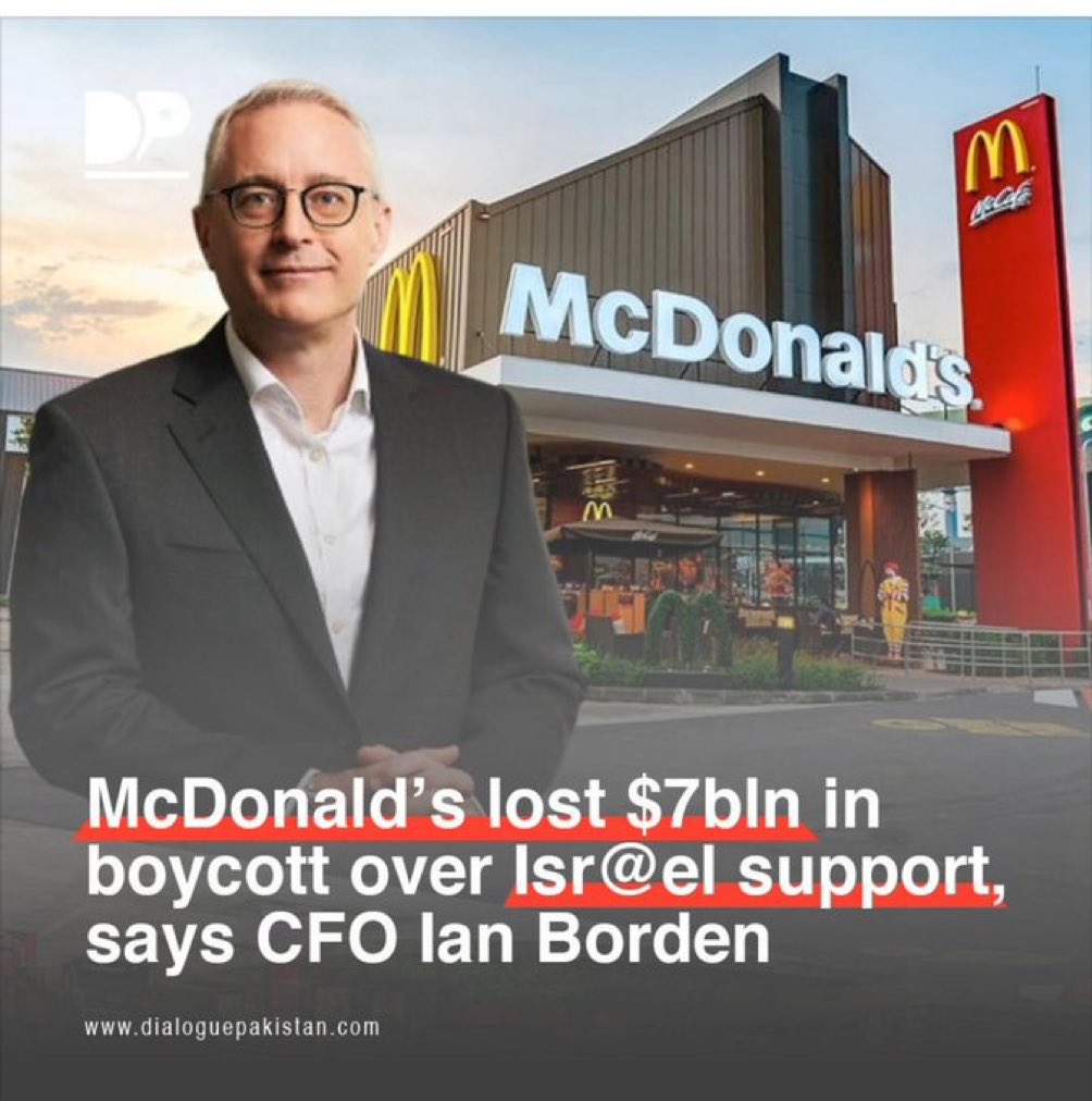 We’ll stop when you go broke🔥 Keep BOYCOTTING child killers like @McDonalds