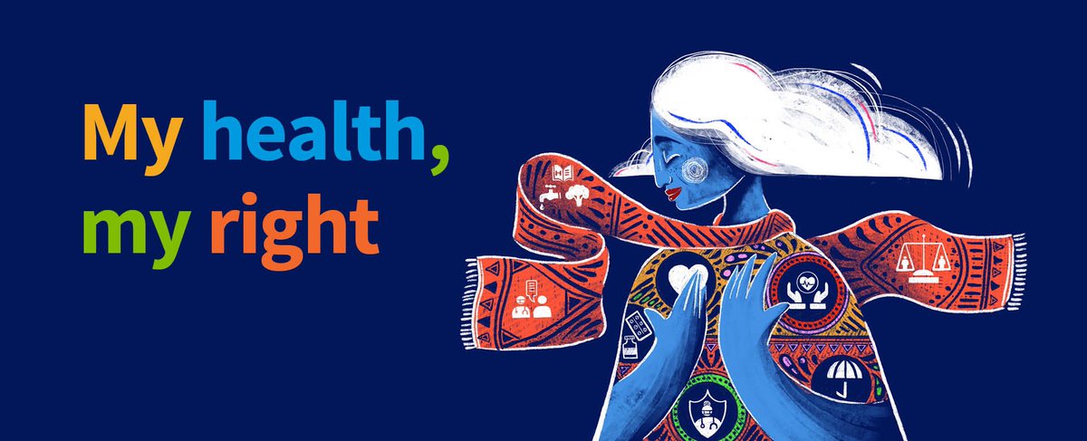 ‘My health, my right’ Right of everyone—everywhere to have access to quality health services—education & information as well as safe drinking water clean air—good nutrition quality housing—decent working & environmental conditions & freedom from discrimination #WorldHealthDay2024