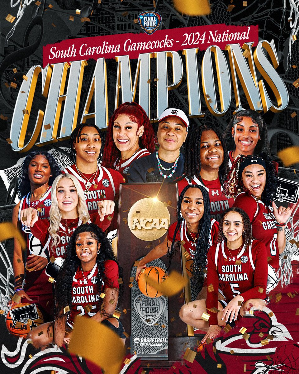 Let’s Freaking Goooo!! What a game. Congratulations Coach Dawn Staley & the Lady Gamecocks!!! @dawnstaley #marchmadnesswbb 🏀