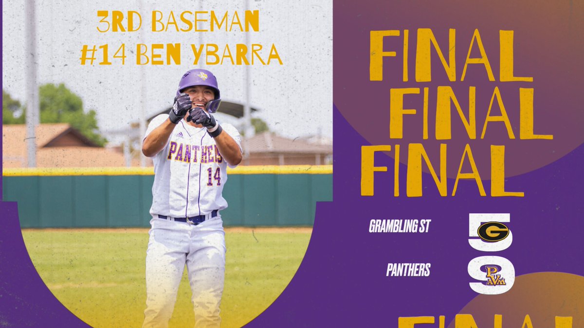 PVAMUBSB: The Panthers Baseball team takes game three of the three-game series over Grambling State 9-5. PVAMU will return to action when they travel to Lafayette, La. to face the Ragin Cajuns at Louisiana-Lafayette. The first pitch is set for 6:00 pm. #WhereChampionsAreBuilt