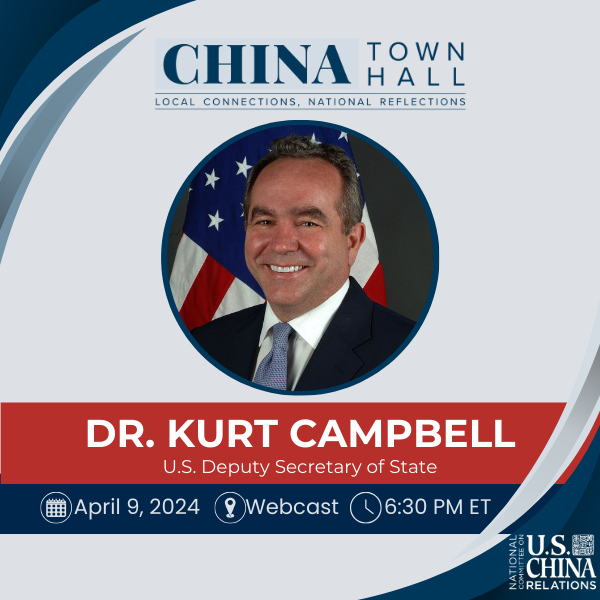 📢 In two days, @DeputySecState will join @ncuscr for a live discussion on the impact and future of the U.S.-China relationship. Register today , now on April 9, 6:30 PM ET: ncuscr.org/program/cth/