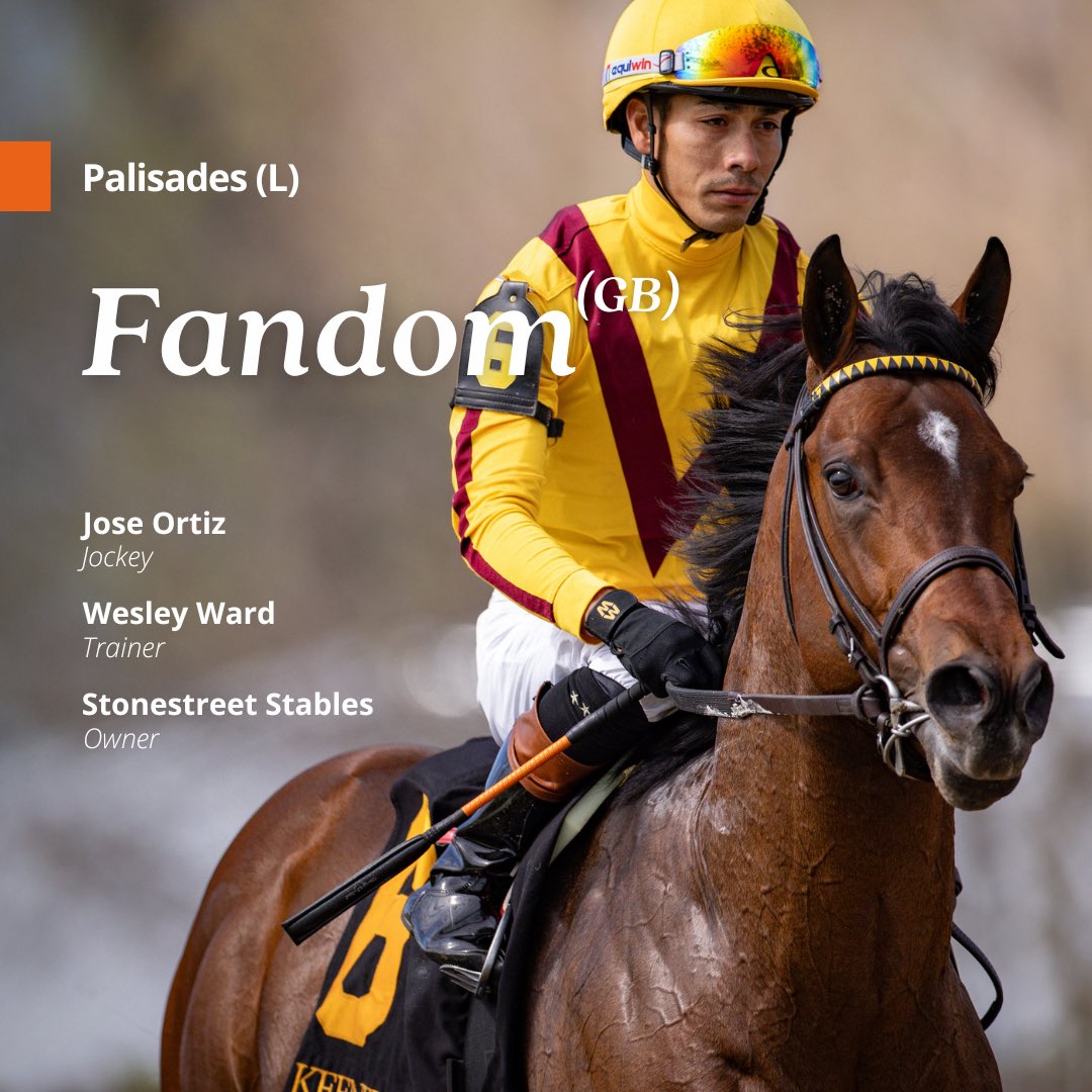Fandom (GB), winner of the Palisades at Keeneland