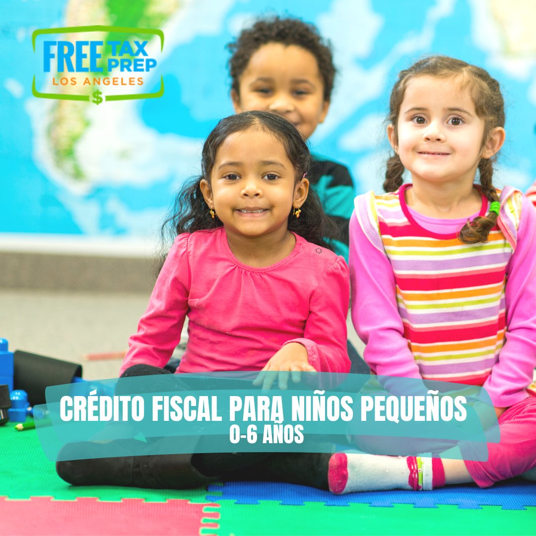 Si califica para #CalEITC y tiene un hijo menor de 6 años, también puede calificar para el Crédito Tributario por Hijos Pequeños, incluso sin ingresos. Verifique si califica en freetaxprepla.org. #freetaxprepLA #FTPLA #CTC #YCTC #CalEITC #EITC #Vita #nonproft #community