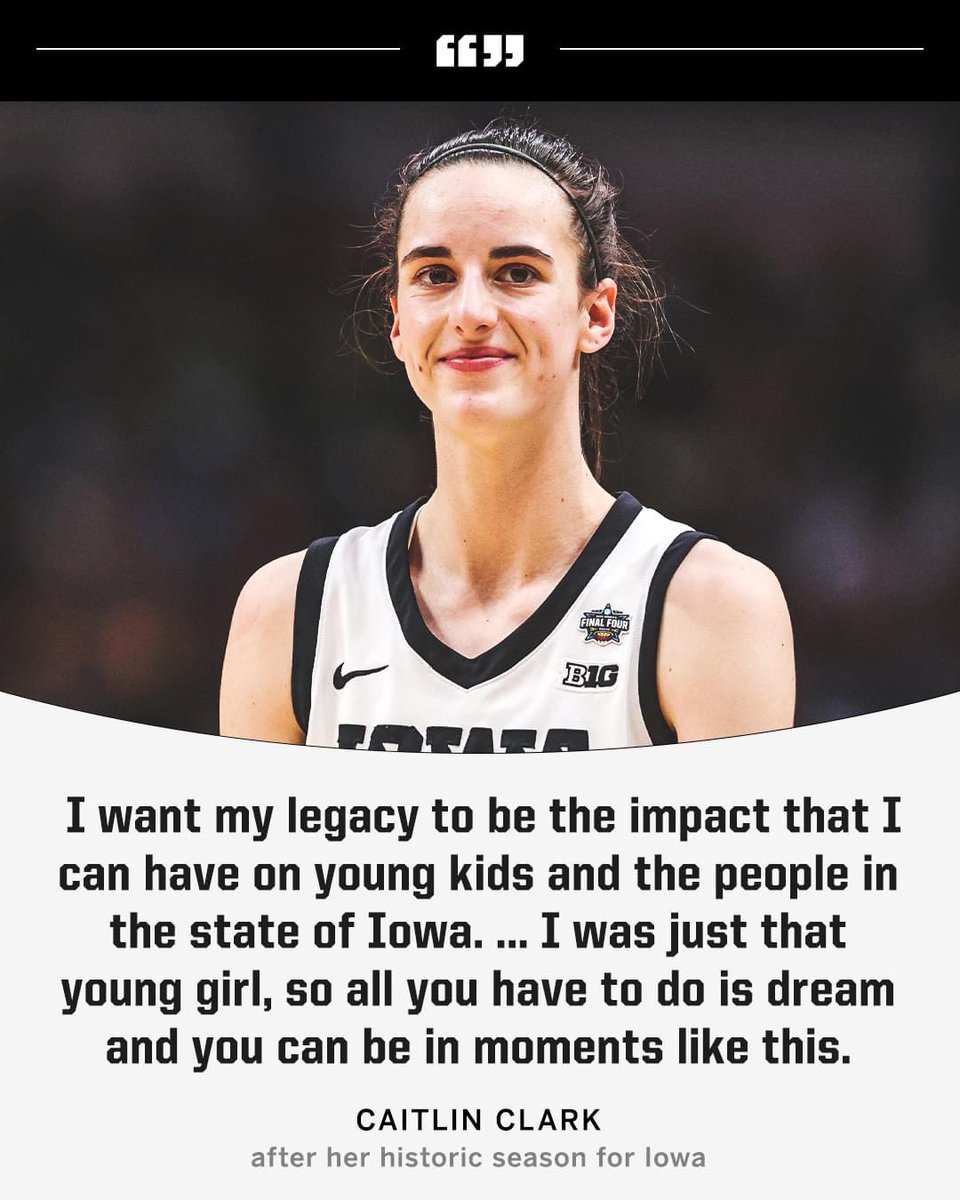 Much easier losing to Dawn Staley and the Gamecocks vs the Tiger Queen Kim Mulkey and LSU. Thanks Iowa WBB for an amazing last two seasons! CC is still the individual GOAT of college BB.