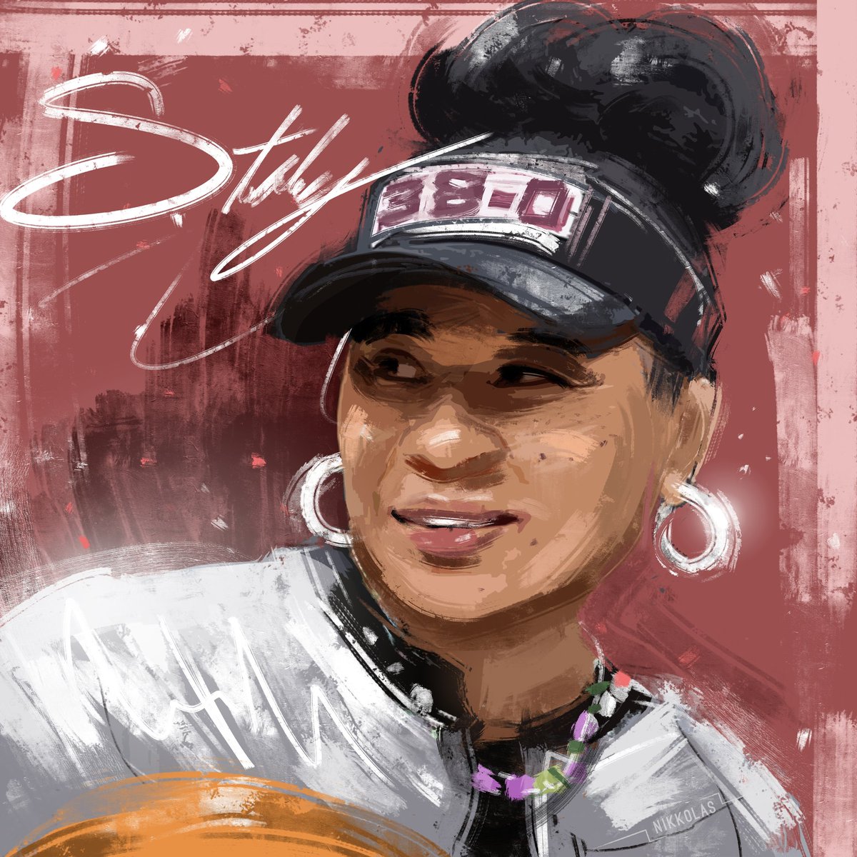 This is a Dawn Staley appreciation sketch 🏀💯✨ 38-0! #SouthCarolina