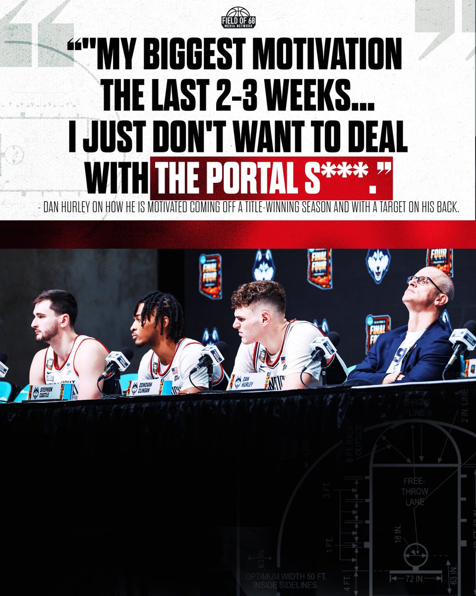 The Transfer Portal is motivating Dan Hurley🤣🤣