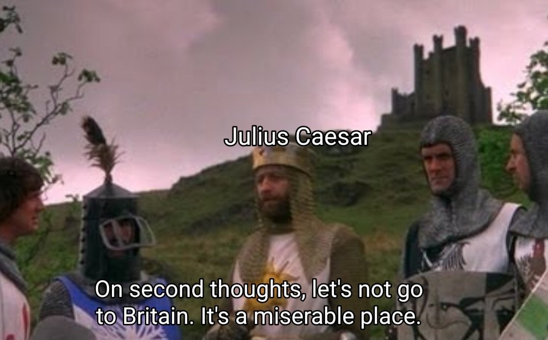 Julius Caesar after two failed attempts to invade Britain