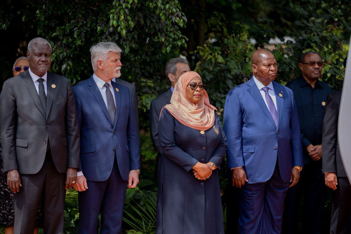 Rwandan President Paul Kagame and others heads of government and diplomats commemorate the 30th anniversary of the country's genocide in which 800,000 people were killed in a civil strife, pitting Hutu and Tutsi tribes. (President's Office) #Rwanda #rwandagenocide