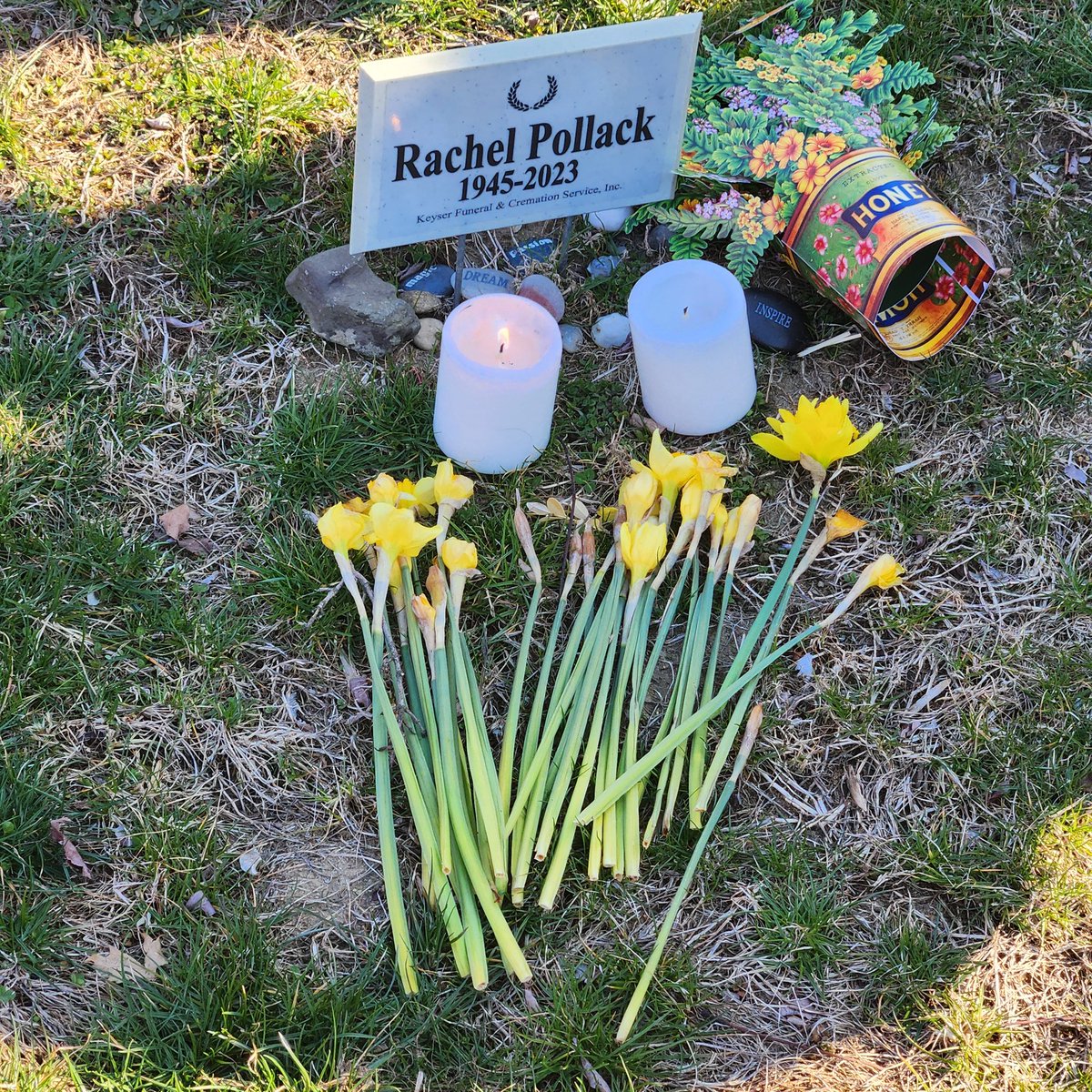 It's been one year since Rachel Pollack passed. I'm glad I got to spend some time with her today.