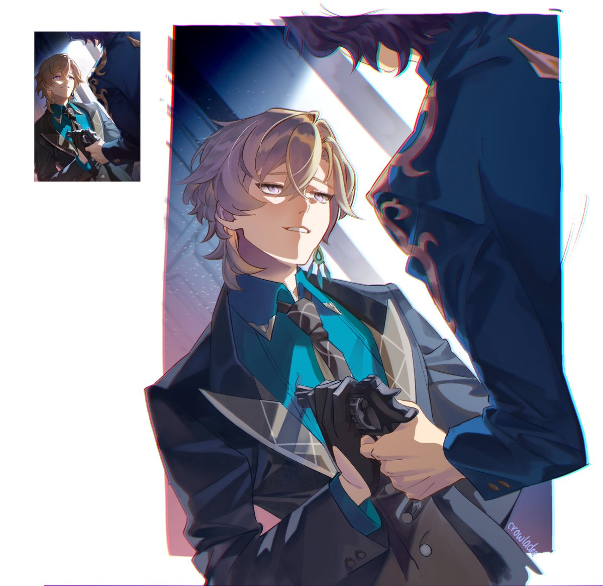 I obtained the meow meow lightcone 
#honkaistarail #aventurine #ratiorine