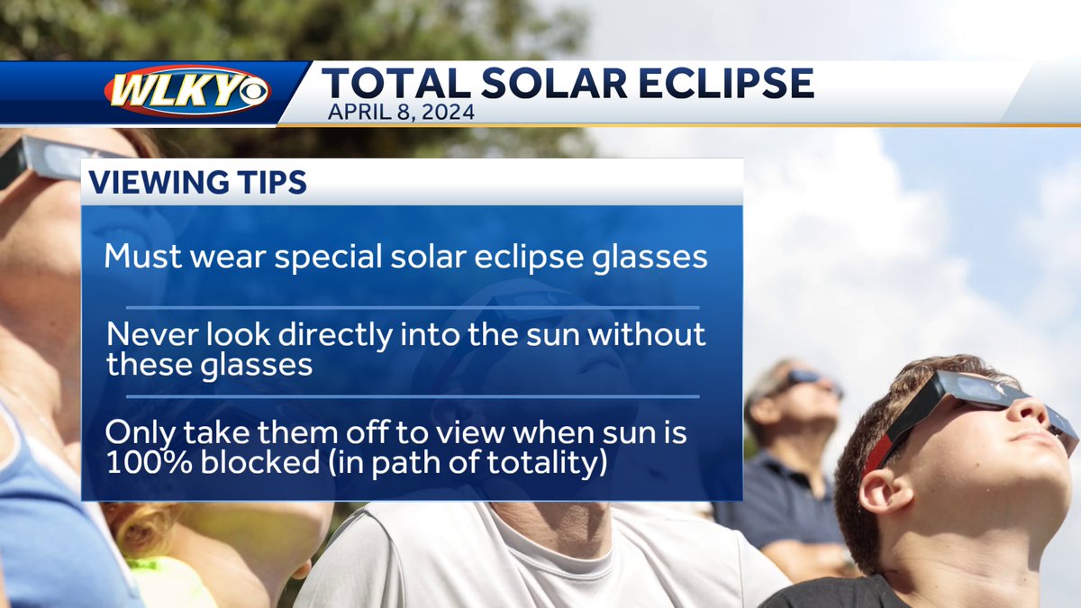 ARE YOU READY FOR THE SOLAR ECLIPSE ON MONDAY? Can you tell I'm excited? 😆

The weather will be clearing out just in time for the show! Enjoy and protect those eyes! #SolarEclipse2024 #wlkyweather #kywx #inwx @WLKY