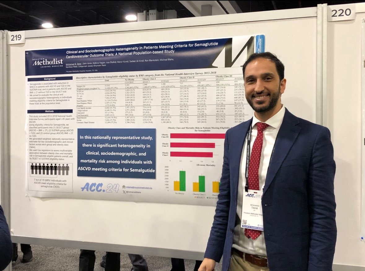 So very proud of our @HMHCardioFellow presenting their remarkable work at #ACC24! 👏 to @IsaMathiasMD @mohamadbtaha #ACCFIT #Cardiotwitter