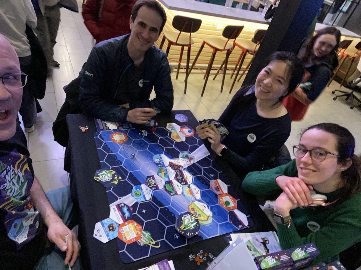 We had a great (and very busy) day at BOINGA Game Festival. Thanks to @Quirk_Events & @KnightMovesCafe & everyone who played/participated.

#tabletop #PAXUnplugged #PAXEast
#missiontoplanethexx
#spacegame #spacegames #bgg #boardgamegeek #tabletopgames #boardgame #moverate20games