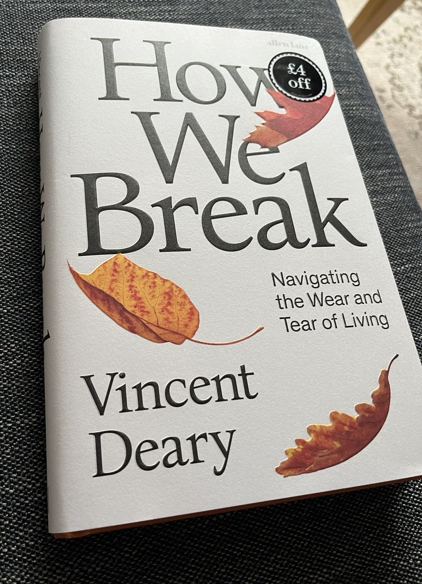 I am really enjoying @VincentDeary’s How We Break. A great follow-up to How We Are. theguardian.com/books/2024/feb…