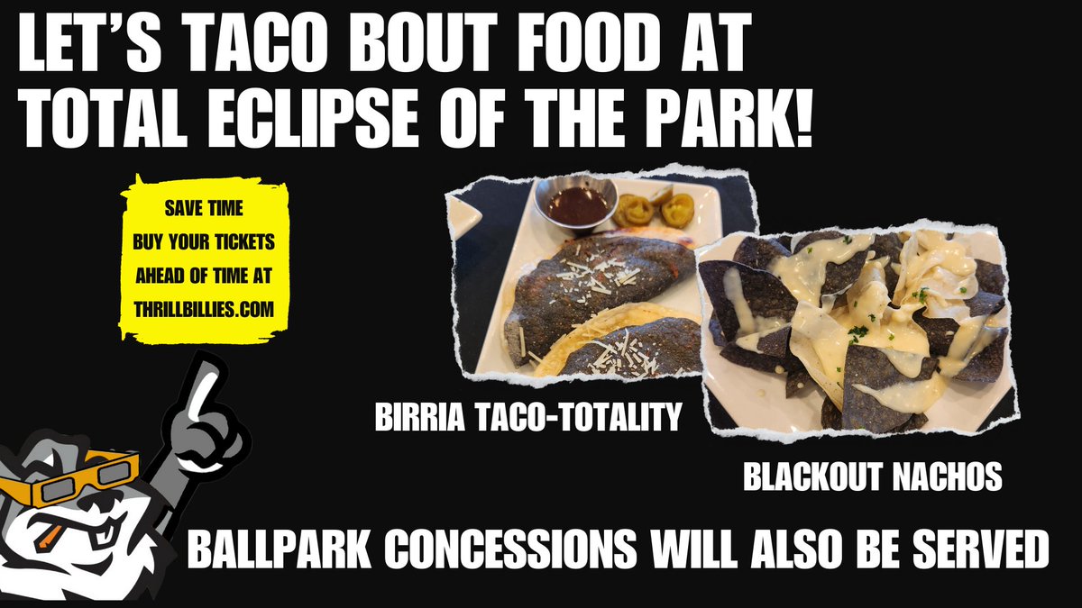 Let's Taco Bout How Delicious This Food Looks! Save time and purchase your tickets ahead of time at bit.ly/3TKZRDc