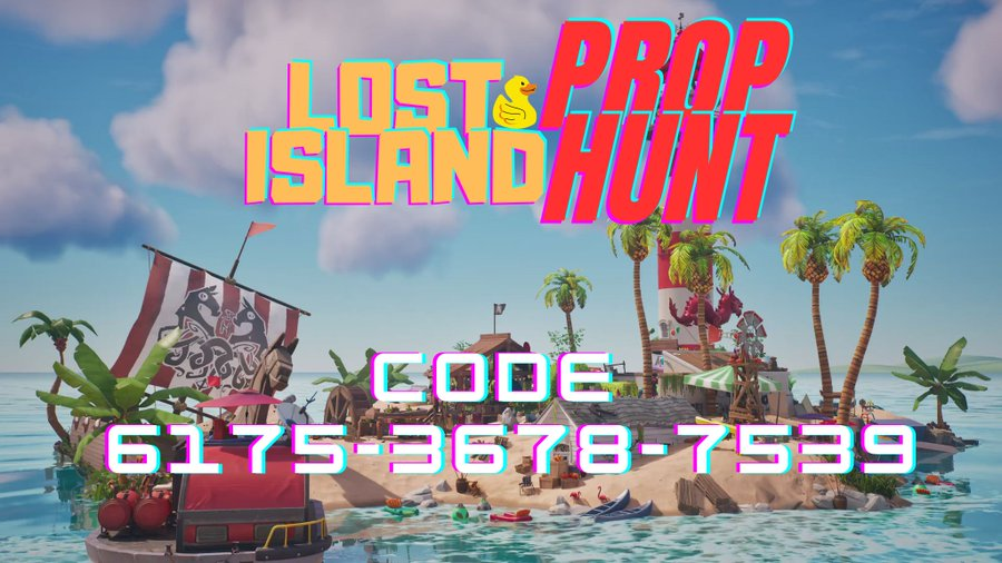 🏝 Lost Island! 
🎯 Hunt or be hunted as a prop! Give a try now!

⭐ Created by: <a href="/RaustormFN/">Raustorm - UEFN Creator</a>
🔗 Map Code: 6175-3678-7539

#UEFN  #FortniteCreative #PropHunt