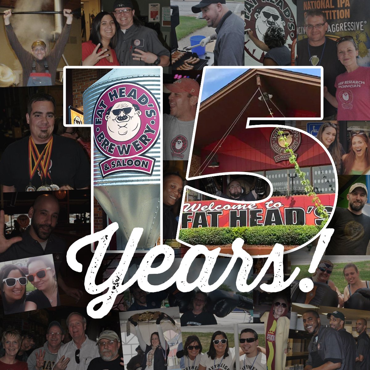 Happy 15 Years to @FatHeadsCLE in North Olmsted! Couldn't be a more fitting day to celebrate than #NationalBeerDay! Cheers to many more years! 🍻