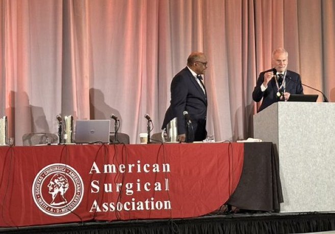 Congrats to longtime @TheAAES member Dr. Ron Weigel - new @AmerSurg President! @UIowa_Surgery