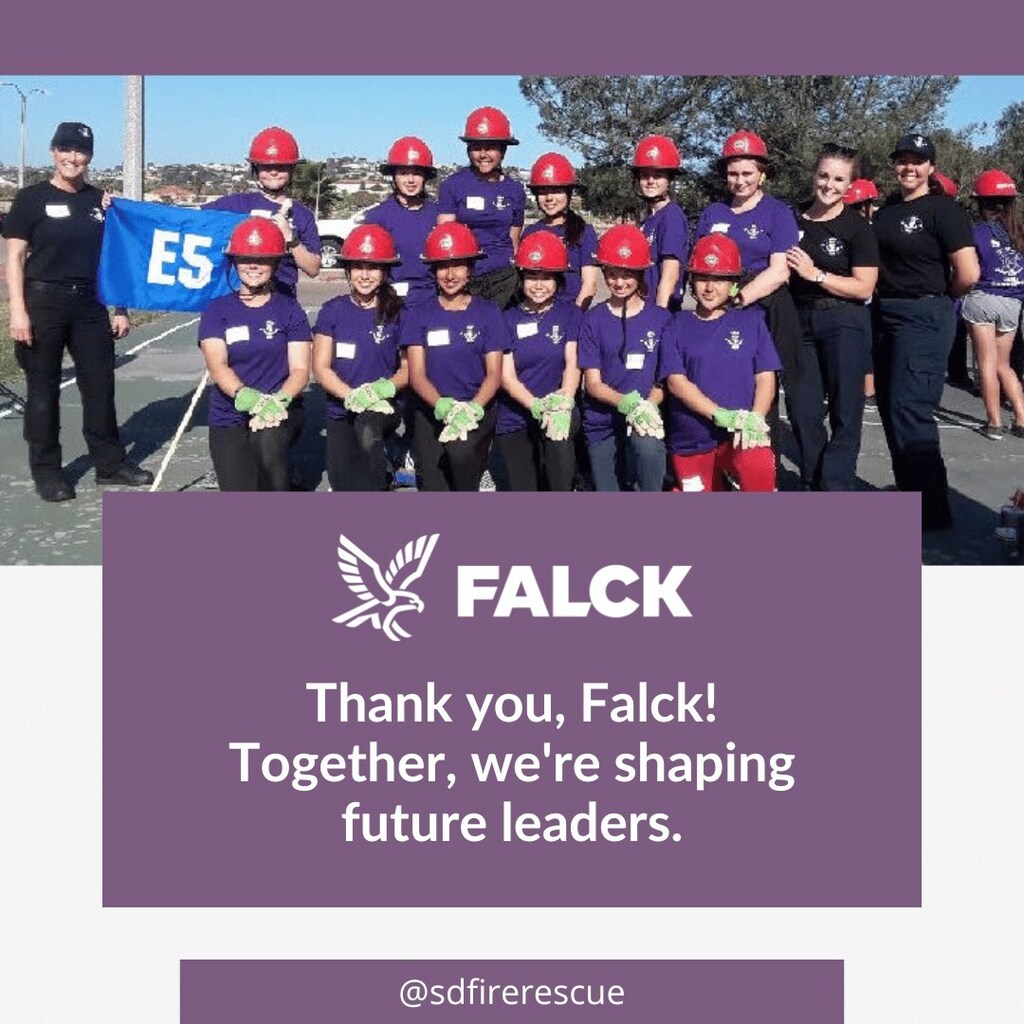 Shoutout to our sponsor @falck_usa for creating opportunities for the younger generation by supporting the 2024 @girlsempowermentcamp. Together, we're shaping future leaders! #youthdevelopment #Leadership #FalckAmbulance #Falck #SDFD #GEC #joinsdfd