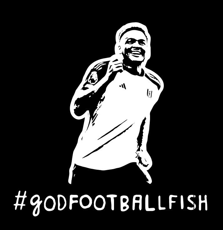 As seen on BBC Match of the Day, Fulham FC's, Rodrigo Muniz – God. Football. Fish. t-shirt now available. www2.cultzeros.co.uk/product/muniz-… @MattEDubU1 #FFC