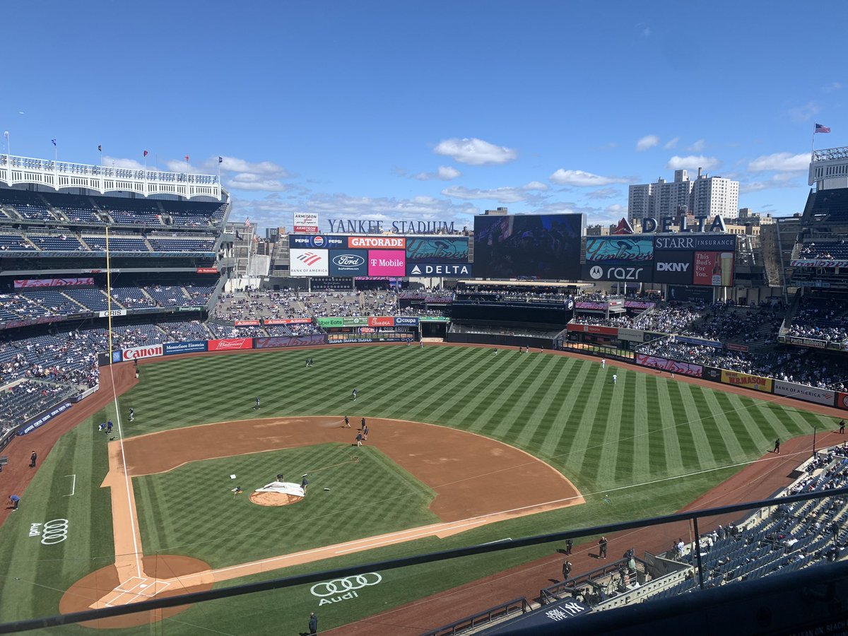 BQB_BigD's tweet photo. We made it! Go yanks ⚾️ https://t.co/qFcg8PRaSE