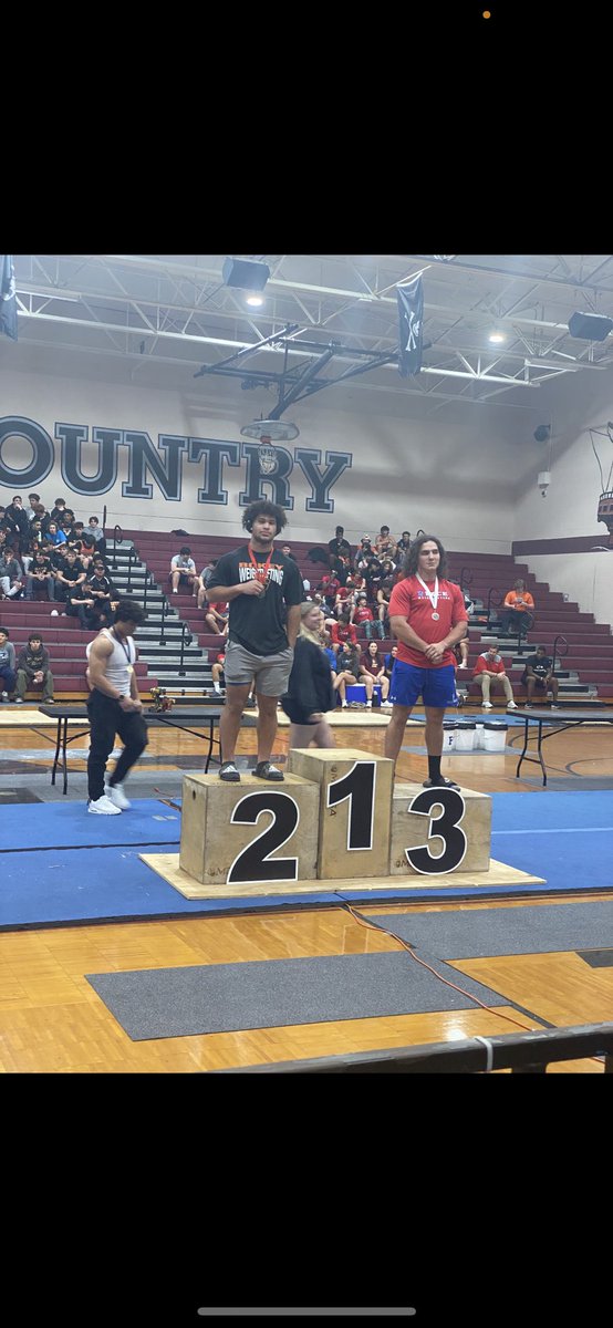 @TreyClark1005 finished second in the region with a 315 clean & jerk, Seminole record with a 240 snatch, & a 310 pause bench. Headed to states AGAIN! I do not understand how a kid with these strength #s, 1200+ yards, 8 Tds, grades, character, has no interest from schools. COMICAL