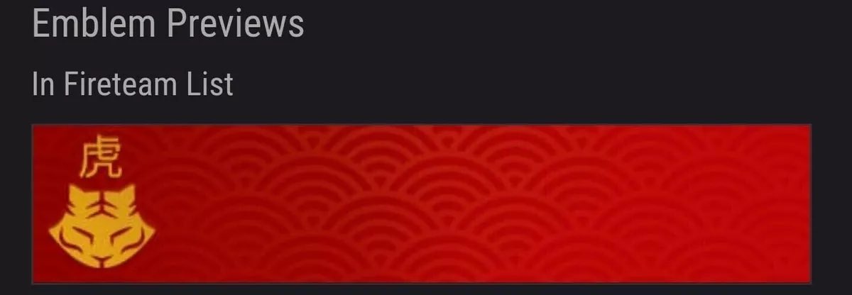 Destiny 2 Emblem Giveaway:
Anno Panthera Tigris
How to enter:

✅️ Follow <a href="/ImadouZn/">Iᴍᴀᴅᴏᴜ 🇲🇦🦁🎮</a>
✅️ Follow Twitch.tv/Imadou30 and Twitch.tv/Divindanger06
❤️ Like &amp; Retweet &amp; Tag à mate

- Winner pulled announced April 21 good luck everyone ! ✌🏼