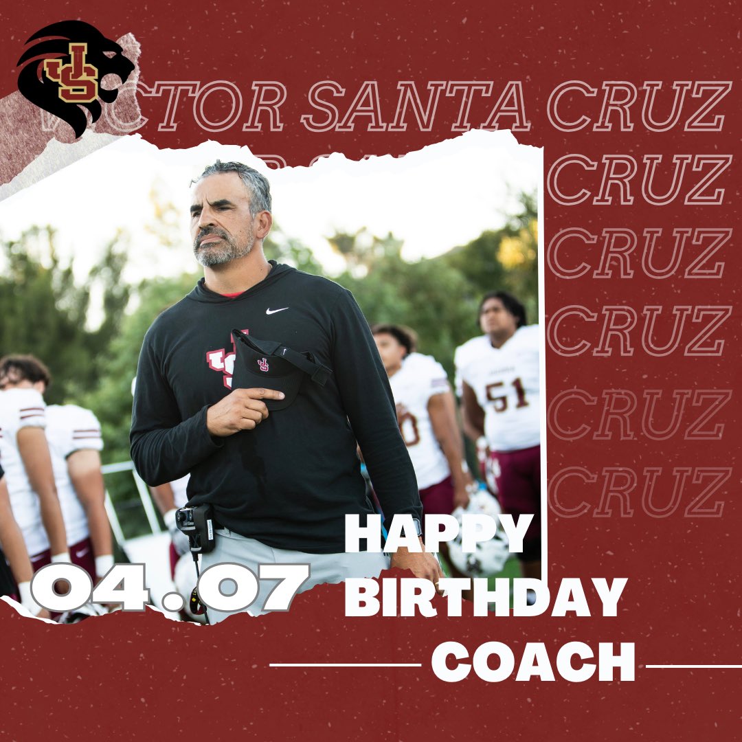 Happy birthday Coach Santa Cruz! #BeALion #OneBloodFootball