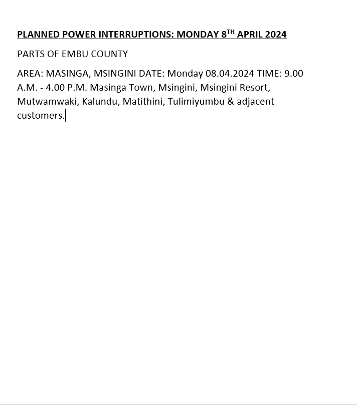 Kenya Power tweet media